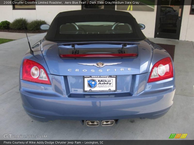 Aero Blue Pearl / Dark Slate Gray/Medium Slate Gray 2008 Chrysler Crossfire Limited Roadster