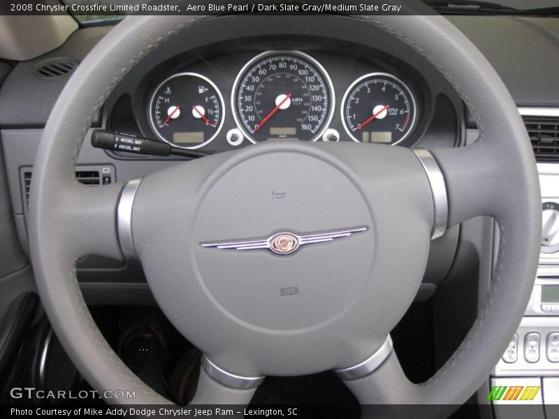 Aero Blue Pearl / Dark Slate Gray/Medium Slate Gray 2008 Chrysler Crossfire Limited Roadster