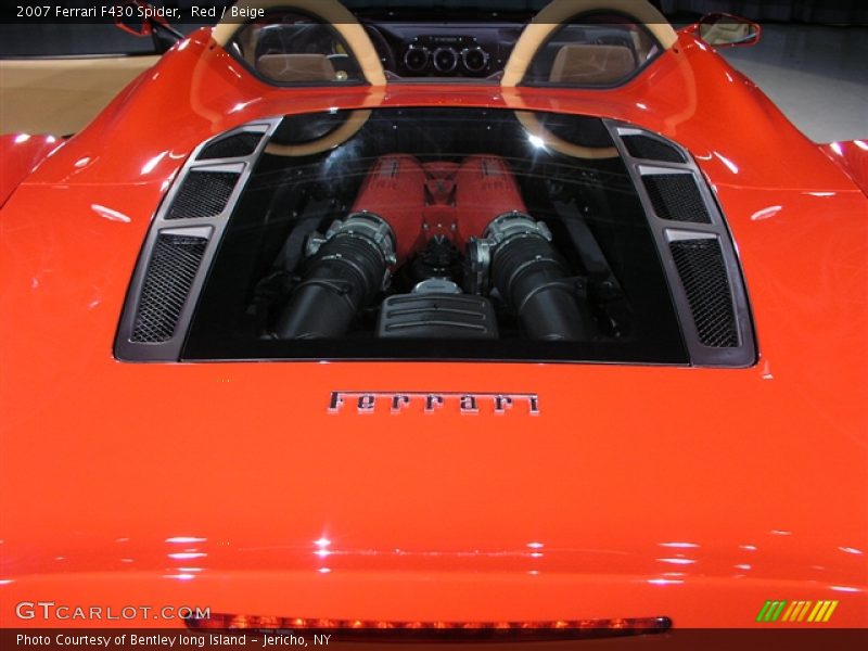 Red / Beige 2007 Ferrari F430 Spider