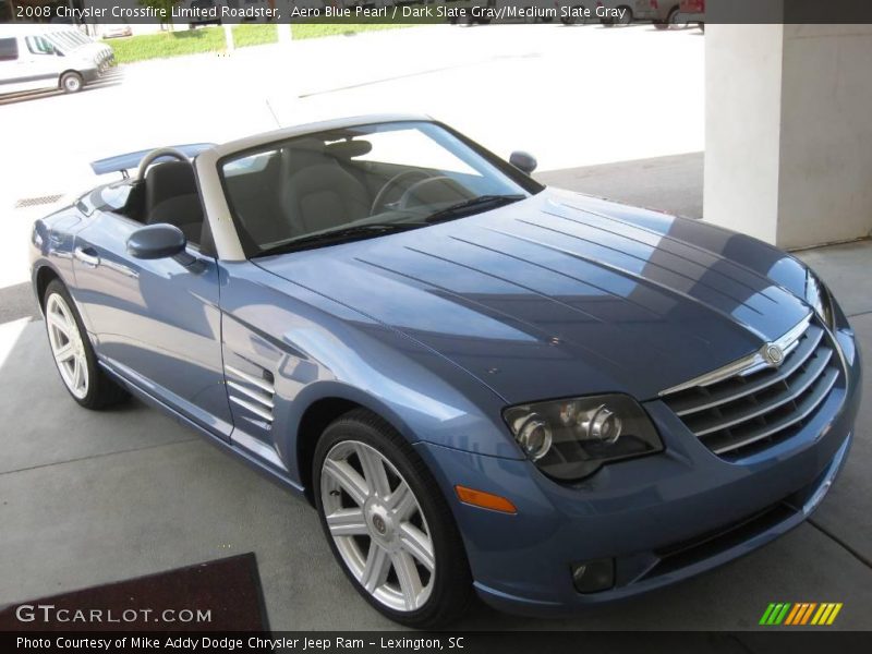 Aero Blue Pearl / Dark Slate Gray/Medium Slate Gray 2008 Chrysler Crossfire Limited Roadster