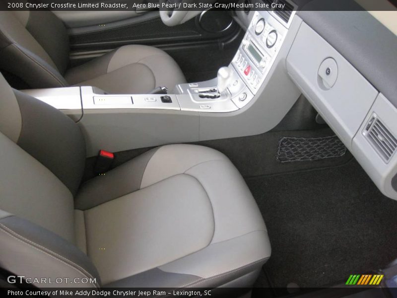 Aero Blue Pearl / Dark Slate Gray/Medium Slate Gray 2008 Chrysler Crossfire Limited Roadster