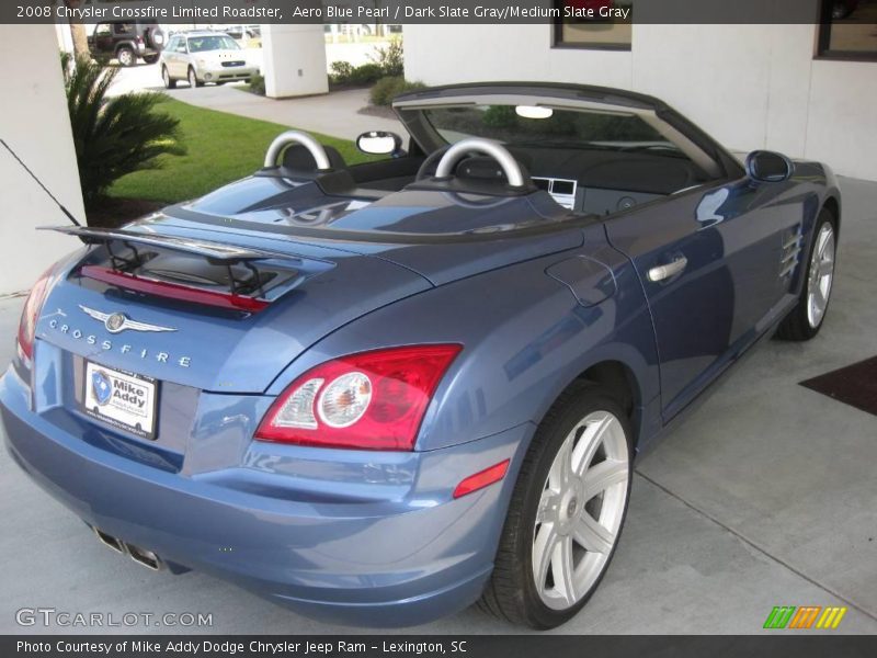 Aero Blue Pearl / Dark Slate Gray/Medium Slate Gray 2008 Chrysler Crossfire Limited Roadster