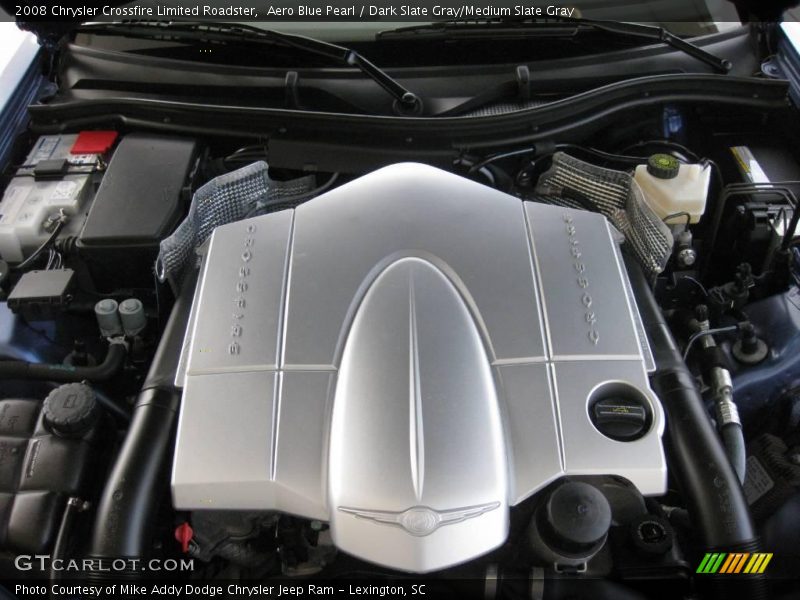 Aero Blue Pearl / Dark Slate Gray/Medium Slate Gray 2008 Chrysler Crossfire Limited Roadster