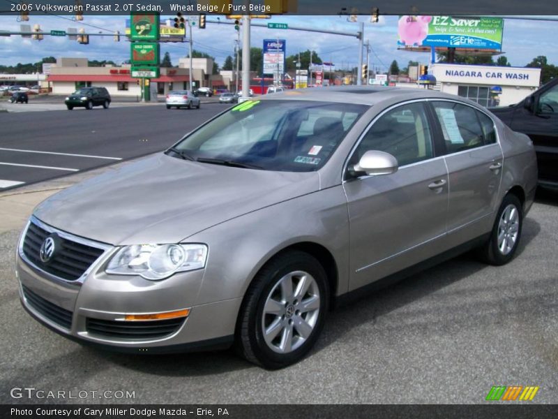 Wheat Beige / Pure Beige 2006 Volkswagen Passat 2.0T Sedan