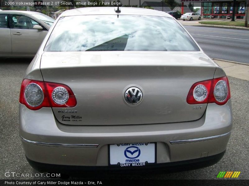 Wheat Beige / Pure Beige 2006 Volkswagen Passat 2.0T Sedan