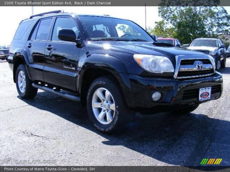 Black / Dark Charcoal 2006 Toyota 4Runner Sport Edition 4x4