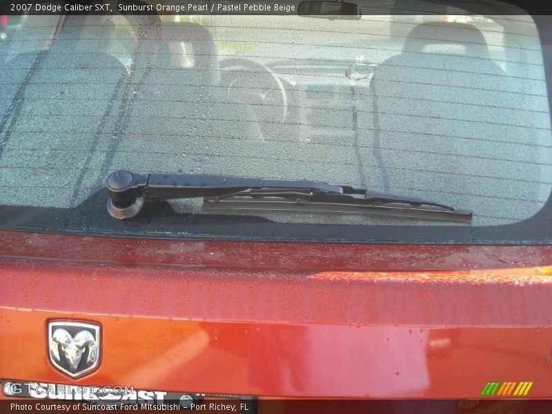 Sunburst Orange Pearl / Pastel Pebble Beige 2007 Dodge Caliber SXT
