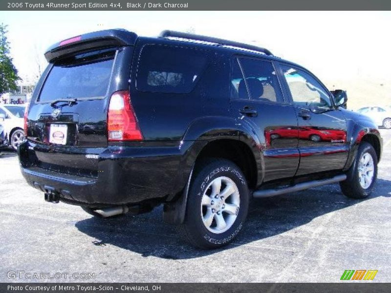 Black / Dark Charcoal 2006 Toyota 4Runner Sport Edition 4x4