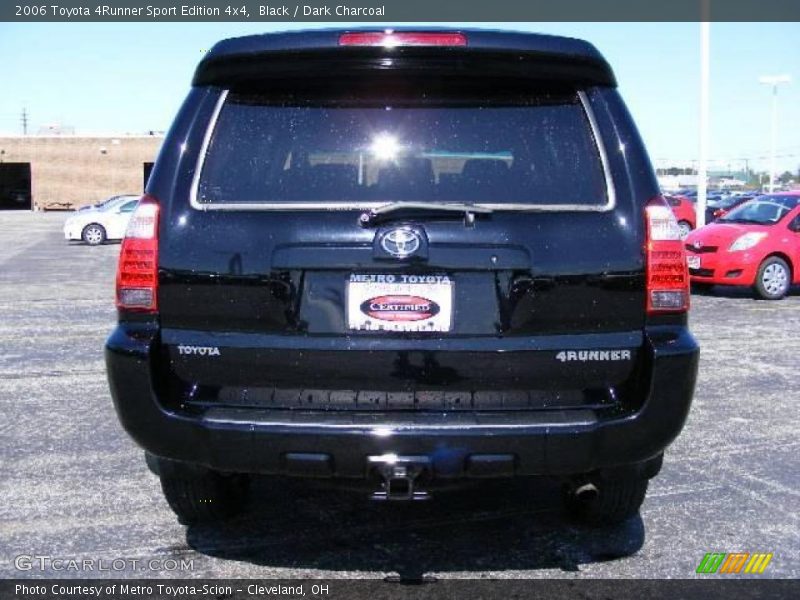 Black / Dark Charcoal 2006 Toyota 4Runner Sport Edition 4x4