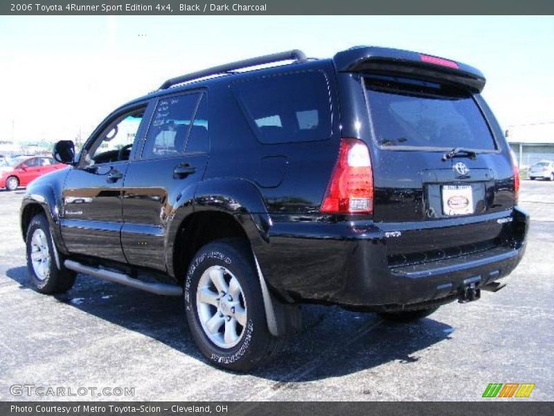 Black / Dark Charcoal 2006 Toyota 4Runner Sport Edition 4x4