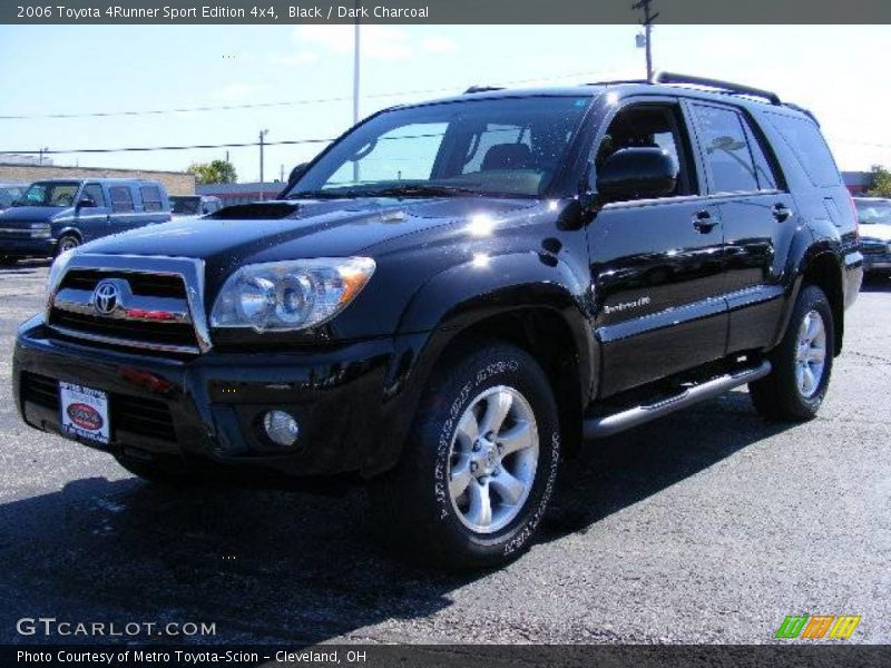 Black / Dark Charcoal 2006 Toyota 4Runner Sport Edition 4x4