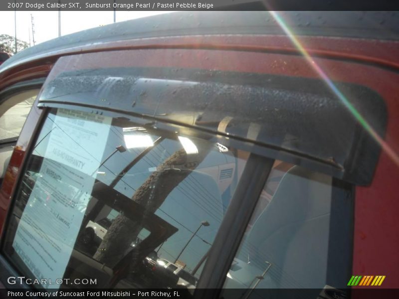 Sunburst Orange Pearl / Pastel Pebble Beige 2007 Dodge Caliber SXT