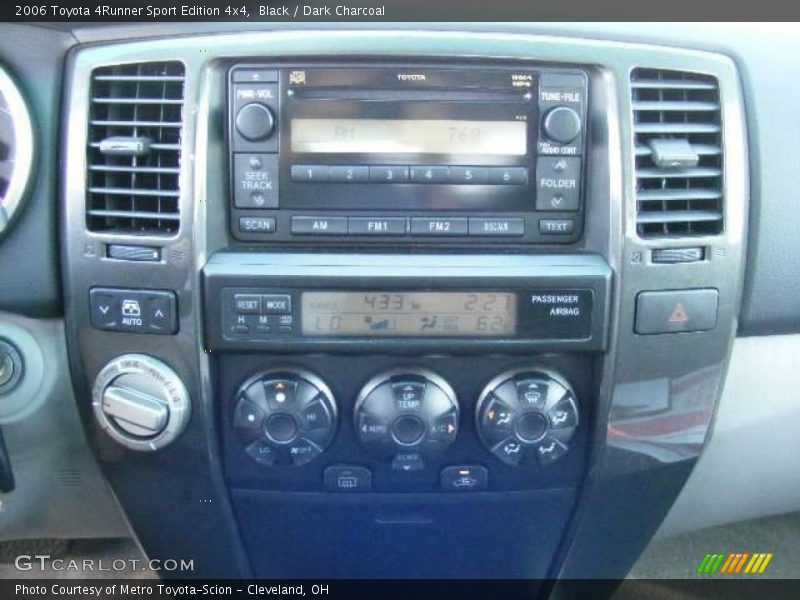 Black / Dark Charcoal 2006 Toyota 4Runner Sport Edition 4x4