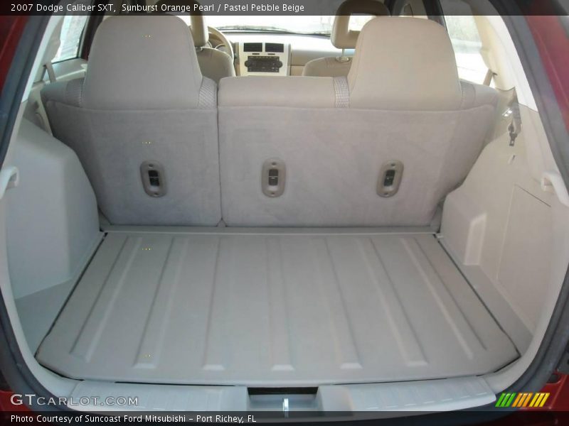 Sunburst Orange Pearl / Pastel Pebble Beige 2007 Dodge Caliber SXT