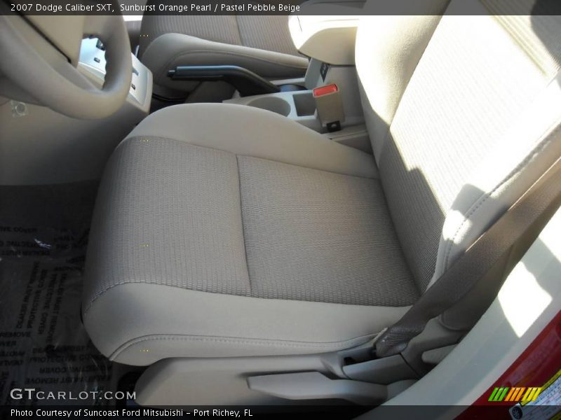 Sunburst Orange Pearl / Pastel Pebble Beige 2007 Dodge Caliber SXT