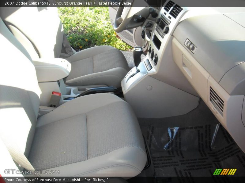 Sunburst Orange Pearl / Pastel Pebble Beige 2007 Dodge Caliber SXT
