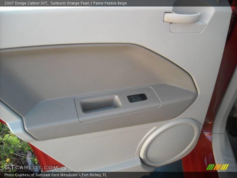 Sunburst Orange Pearl / Pastel Pebble Beige 2007 Dodge Caliber SXT