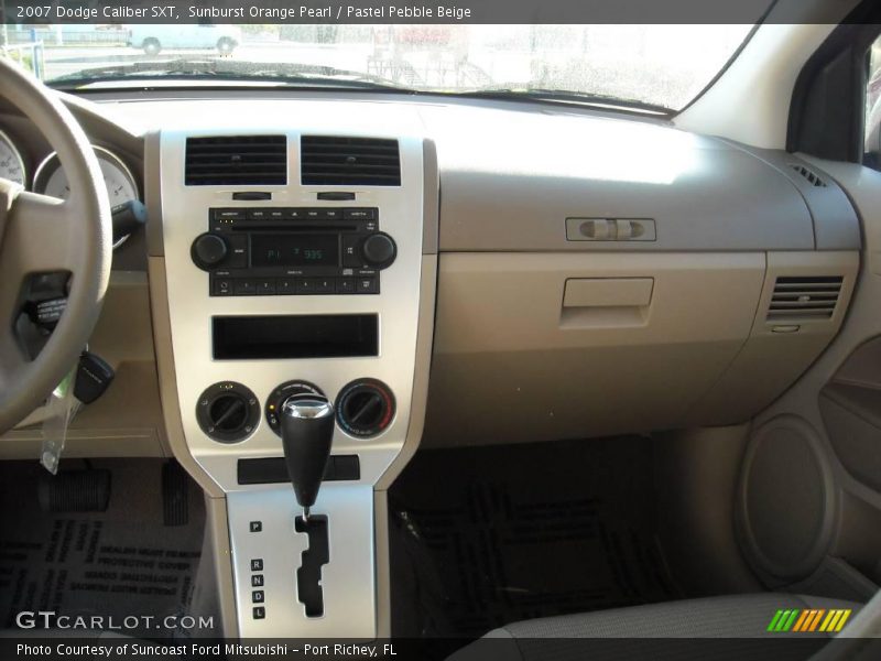 Sunburst Orange Pearl / Pastel Pebble Beige 2007 Dodge Caliber SXT