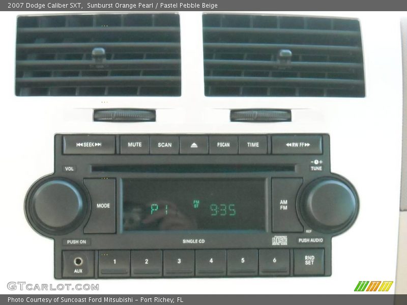 Sunburst Orange Pearl / Pastel Pebble Beige 2007 Dodge Caliber SXT