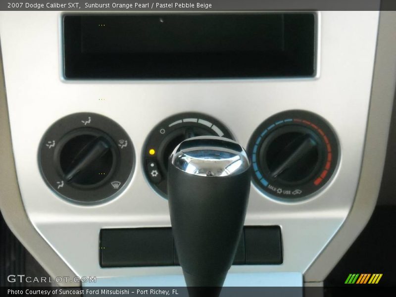 Sunburst Orange Pearl / Pastel Pebble Beige 2007 Dodge Caliber SXT
