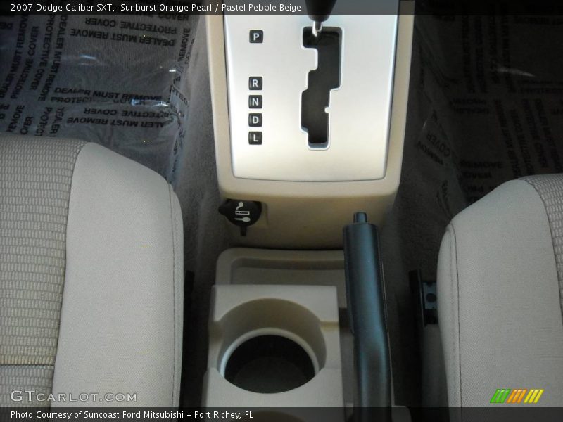 Sunburst Orange Pearl / Pastel Pebble Beige 2007 Dodge Caliber SXT