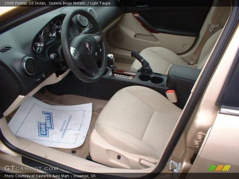 Sedona Beige Metallic / Light Taupe 2006 Pontiac G6 Sedan