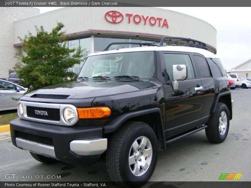 Black Diamond / Dark Charcoal 2007 Toyota FJ Cruiser 4WD