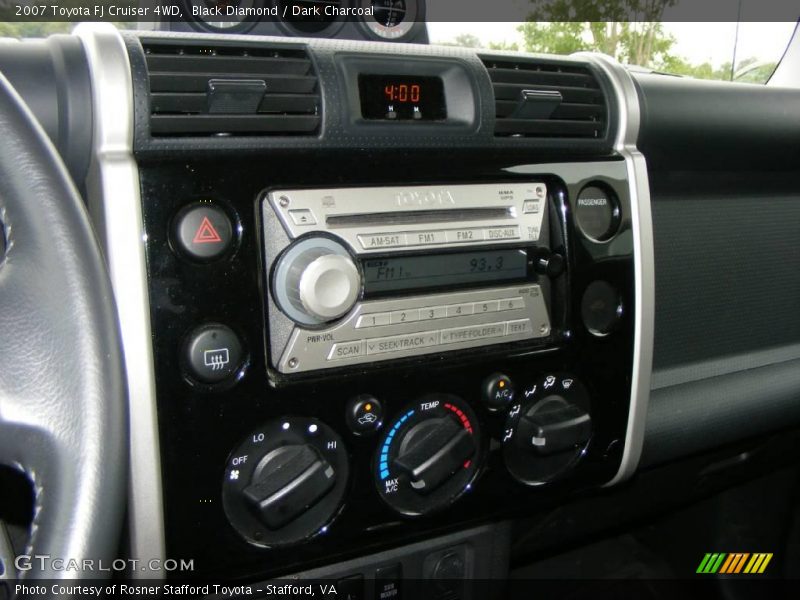 Black Diamond / Dark Charcoal 2007 Toyota FJ Cruiser 4WD