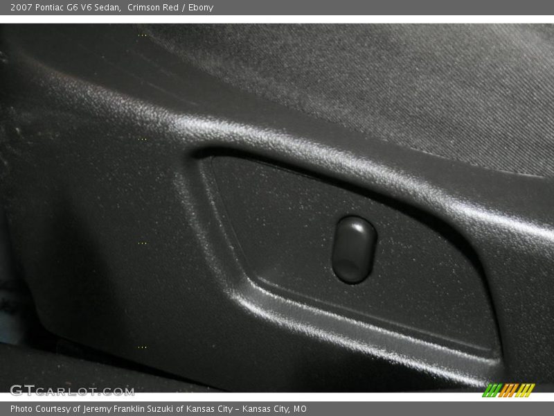Crimson Red / Ebony 2007 Pontiac G6 V6 Sedan