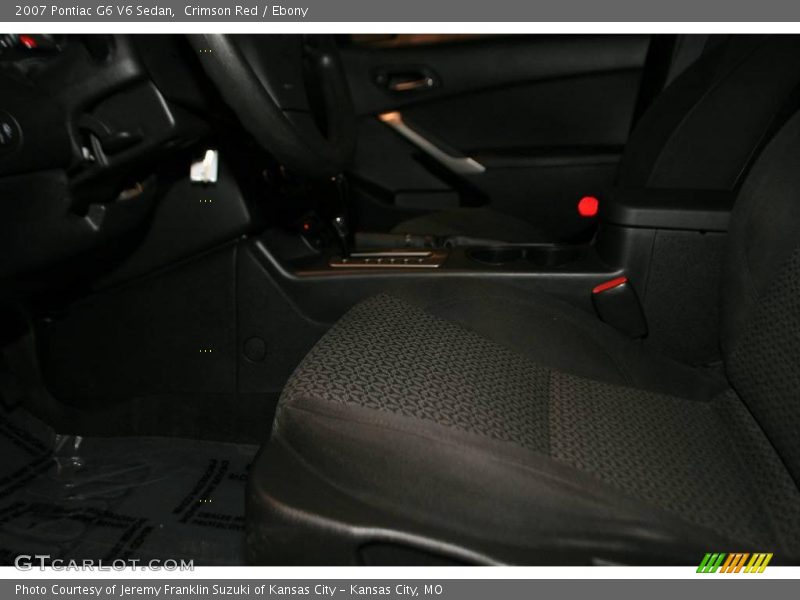 Crimson Red / Ebony 2007 Pontiac G6 V6 Sedan
