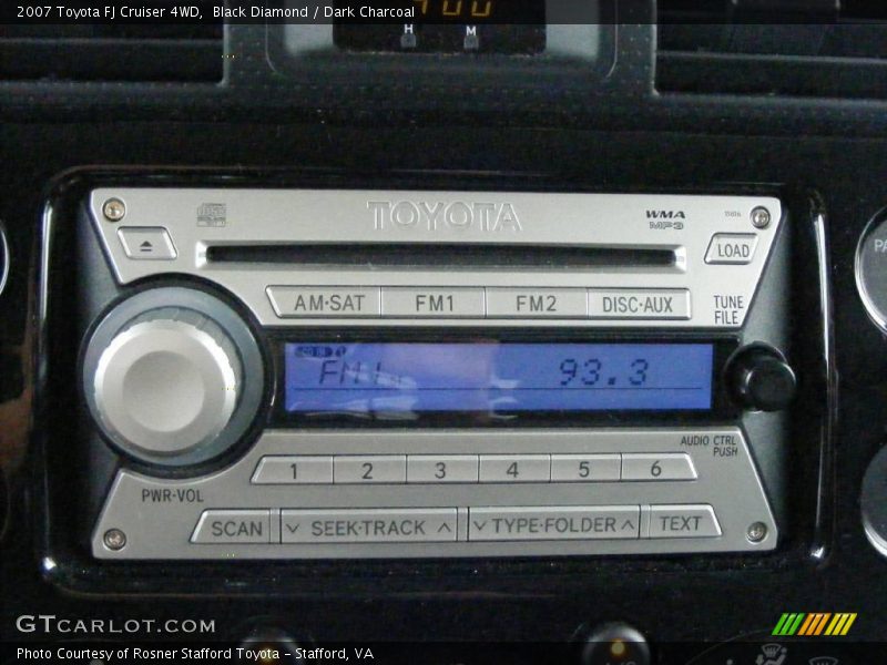 Black Diamond / Dark Charcoal 2007 Toyota FJ Cruiser 4WD