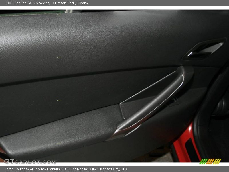 Crimson Red / Ebony 2007 Pontiac G6 V6 Sedan