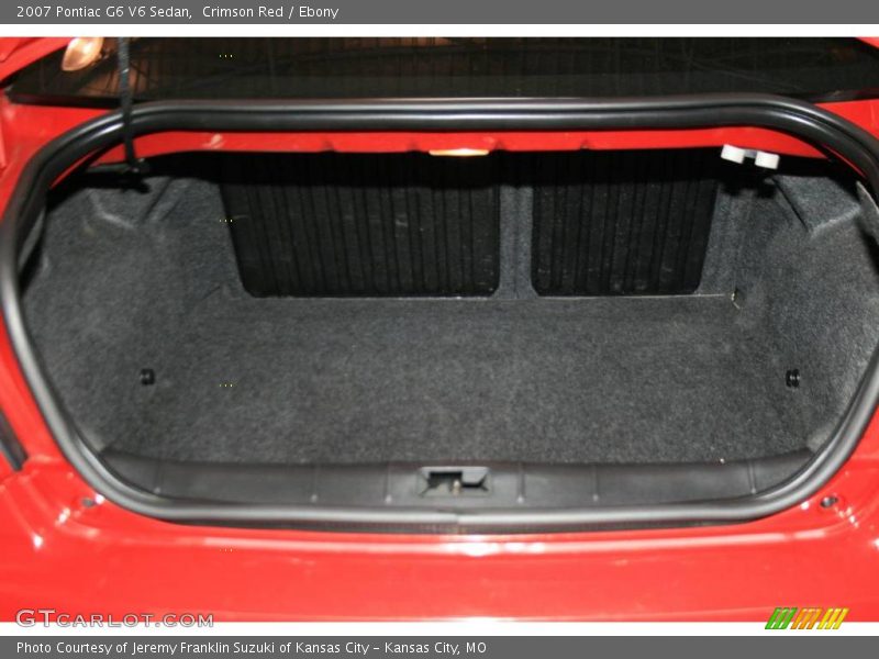 Crimson Red / Ebony 2007 Pontiac G6 V6 Sedan