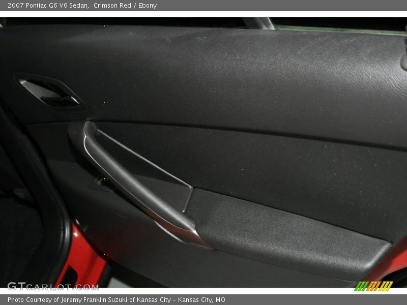 Crimson Red / Ebony 2007 Pontiac G6 V6 Sedan