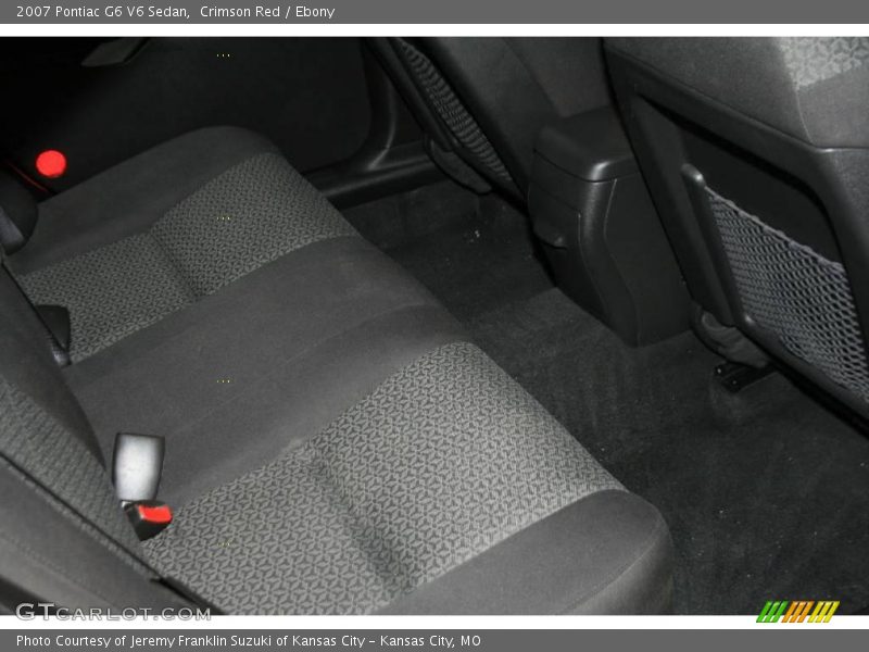 Crimson Red / Ebony 2007 Pontiac G6 V6 Sedan
