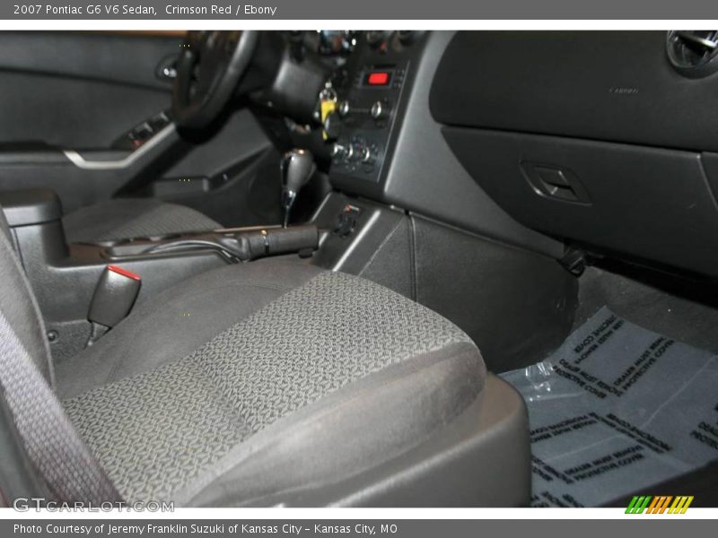 Crimson Red / Ebony 2007 Pontiac G6 V6 Sedan