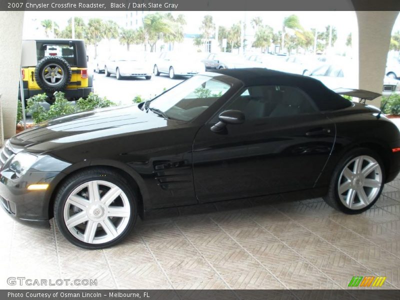 Black / Dark Slate Gray 2007 Chrysler Crossfire Roadster