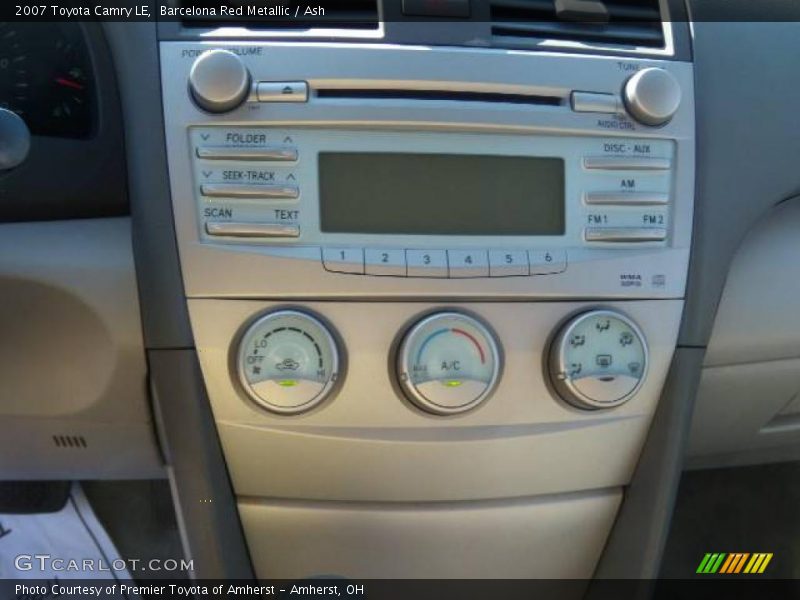 Barcelona Red Metallic / Ash 2007 Toyota Camry LE