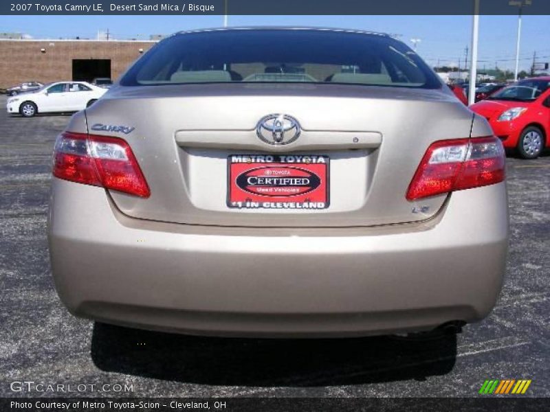 Desert Sand Mica / Bisque 2007 Toyota Camry LE