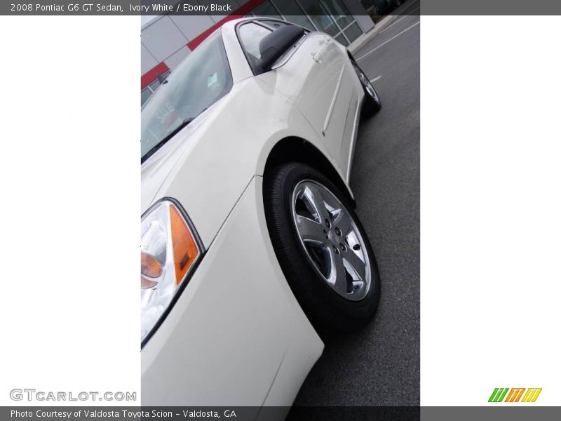 Ivory White / Ebony Black 2008 Pontiac G6 GT Sedan