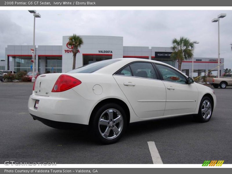 Ivory White / Ebony Black 2008 Pontiac G6 GT Sedan