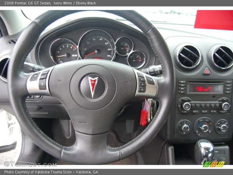 Ivory White / Ebony Black 2008 Pontiac G6 GT Sedan