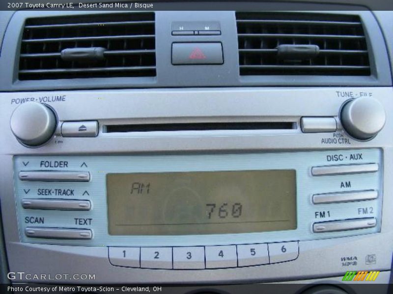 Desert Sand Mica / Bisque 2007 Toyota Camry LE