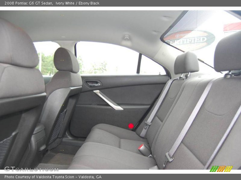 Ivory White / Ebony Black 2008 Pontiac G6 GT Sedan