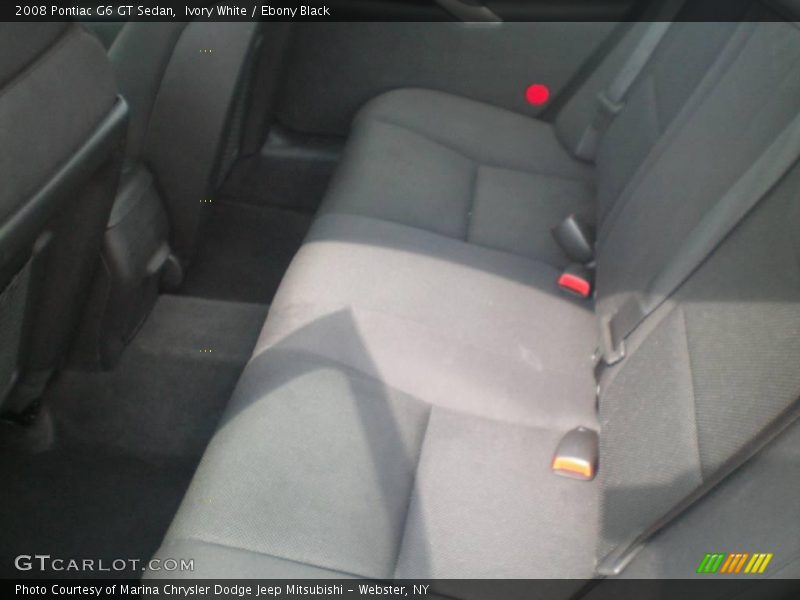 Ivory White / Ebony Black 2008 Pontiac G6 GT Sedan