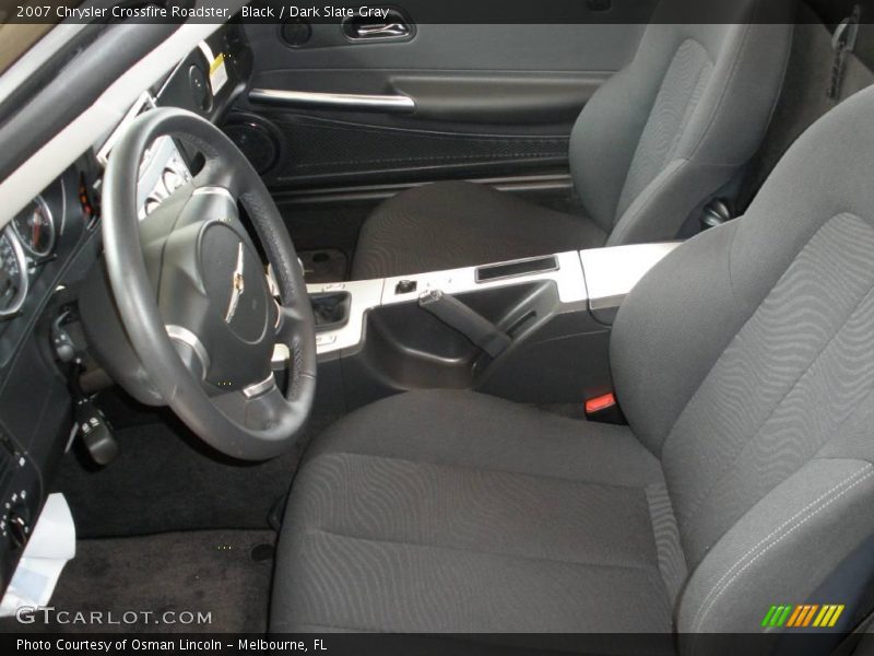 Black / Dark Slate Gray 2007 Chrysler Crossfire Roadster