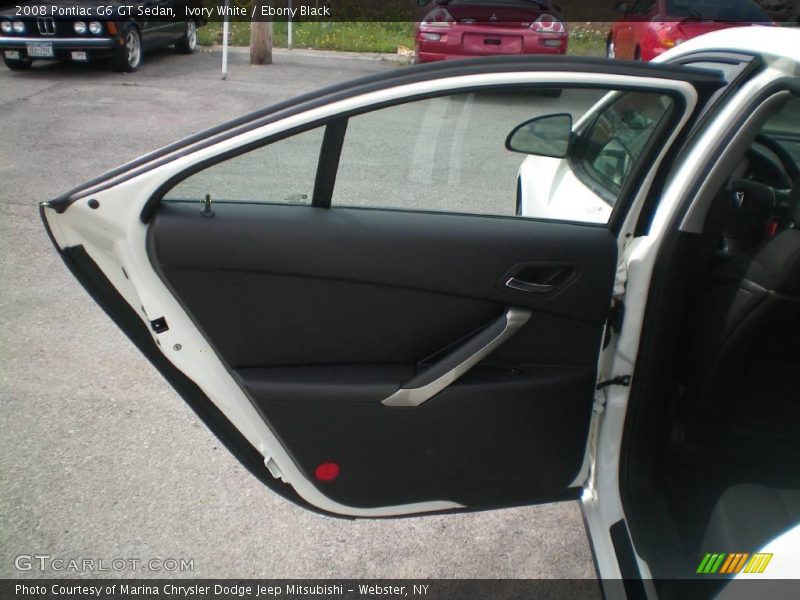 Ivory White / Ebony Black 2008 Pontiac G6 GT Sedan