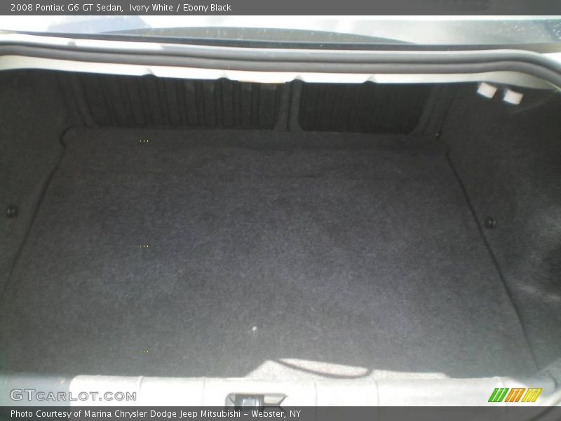 Ivory White / Ebony Black 2008 Pontiac G6 GT Sedan