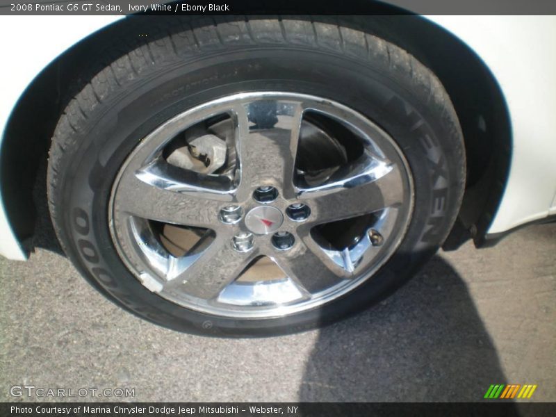 Ivory White / Ebony Black 2008 Pontiac G6 GT Sedan
