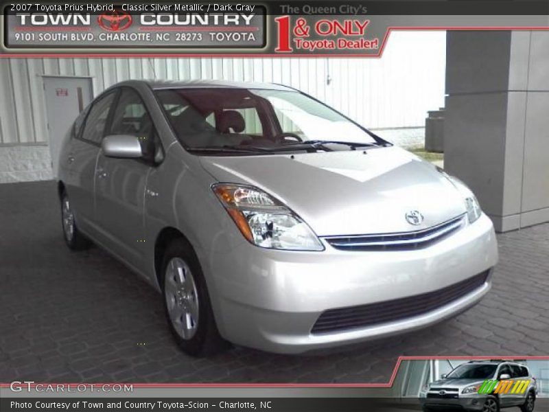Classic Silver Metallic / Dark Gray 2007 Toyota Prius Hybrid